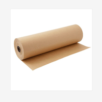 Rouleau de papier kraft brun recyclé pour l'emballage et l'expédition