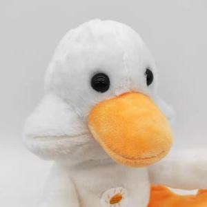 Peluche fluffy bianco farcito bambole anatra anatra Carino Popolare Farcito Bambola Del Fumetto giocattoli creativi regali - Product Image 5