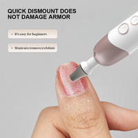 Stylo polisseur pour pédicure à usage domestique, ensemble de manucure avec 5 modes de fonctionnement, perceuse à ongles électrique rechargeable par USB portable