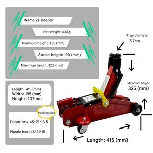 3 طن سيارة هيدروليكية ، رفع سريع ، تصميم منخفض الملف الشخصي لإصلاح السيارات - Product Image 6