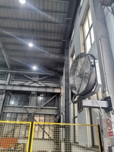600mm High Quality Wall Mounted IP65 Industrial Warehouse Mist <b>Oscillating</b> <b>Fan</b> Industrial <b>Fan</b> - Product Image 3
