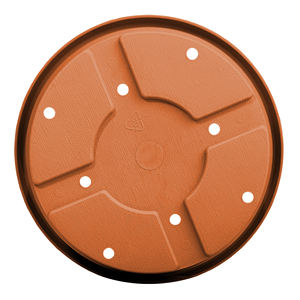 Vaso Rotondo in Plastica Effetto Terracotta Veca Verona 25 cm per Fiori e Piante Elegante Vaso e Fioriera - Product Image 6