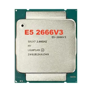 IN TEL Xeon E5-2666V3 E5 2666v3 CPU 10コア2.9GHzE5 2666v3プロセッサ25M 135W LGA 2011-3用