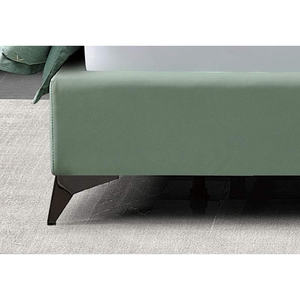 Cama Doble <span class=keywords><strong>de</strong></span> Madera <span class=keywords><strong>de</strong></span> Palisandro <span class=keywords><strong>de</strong></span> Diseño Moderno con Estructura Ajustable, Ecológica y Duradera, Tamaños <span class=keywords><strong>de</strong></span> <span class=keywords><strong>1</strong></span>.8m/2.0m, Tapicería <span class=keywords><strong>de</strong></span> Terciopelo Suave - Product Image 4