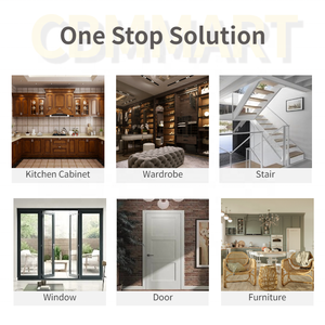 خزانات مطبخ من الخشب الصلب مع جزيرة من cbmmmt لتجميع مجموعة كاملة من خشب MDF باللون الأزرق - Product Image 6