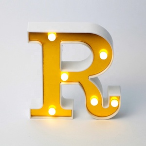 Lettere Luminose LED Decorative in Plastica, Piccole e Grandi, Insegne Luminose a Forma di Lettere per Matrimoni, Compleanni, Lampade Alfabeto - Product Image 5
