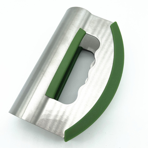 Hacheur à salade <span class=keywords><strong>manuel</strong></span> en acier inoxydable à double lame avec couvercle de protection pour pommes de terre et découpe facile à utiliser - Product Image 1