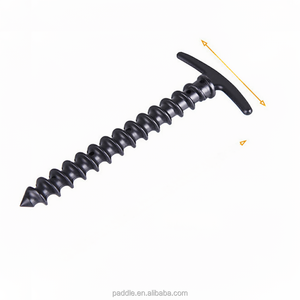Ancres à vis en plastique <span class=keywords><strong>pour</strong></span> piquets de tente, de randonnée et de camping, clous de sol coupe-vent amovibles, accessoires <span class=keywords><strong>d</strong></span>'extérieur - Product Image 1