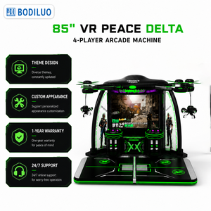 Simulador de disparos con pistola VR para <span class=keywords><strong>4</strong></span> jugadores con controlador de pistola realista, máquina de realidad virtual para parques de atracciones - Product Image 3