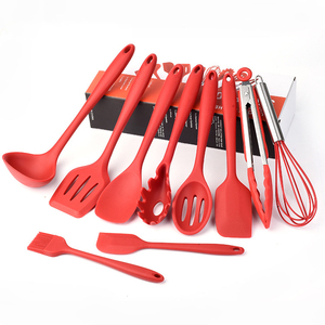 10 Pcs <strong>Silicone</strong> Kitchen Utensils Set Slotted Turner Spoon Spatula Eating Reusable Cooking Utensils Set Cookware Gadgets <strong>Tools</strong> - Product Image 4