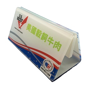 Soporte de acrílico Artfulcosmos para letreros, 5x5x3cm, transparente y pulido, expositor para códigos QR, Tiktok, Instagram y redes digitales. - Product Image 2