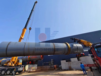 Usine de four rotatif pour la production de fer réduit directement (DRF) |   Ligne de production de fer éponge 200-300 TPD |   2,5*45m |   Chaudière au charbon/gaz |   Projet clé en main