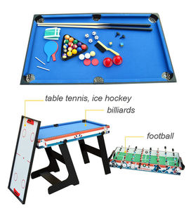 Calcio balilla, biliardo, ping pong, <span class=keywords><strong>hockey</strong></span> <span class=keywords><strong>su</strong></span> <span class=keywords><strong>ghiaccio</strong></span> 4 in uno pieghevole multifunzionale <span class=keywords><strong>tavolo</strong></span> <span class=keywords><strong>da</strong></span> <span class=keywords><strong>gioco</strong></span> in piedi per uso domestico - Product Image 6