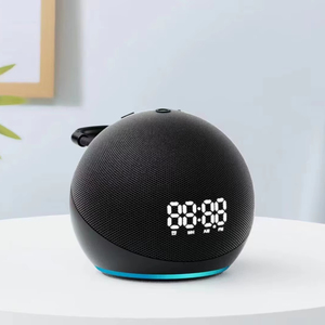 Mini không dây cho loa <span class=keywords><strong>Bluetooth</strong></span> với 5W RGB LED chiếu sáng di động 1200mAh Đồng hồ loa với FM/TF/USB/TWS cho điện thoại di động - Product Image 1