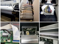 Nueva Impresora de Inyección de Tinta Eco Solvente Roll-to-Roll WDL de 70cm/1.3m/1.6m/1.9m/1.8m para cabezales Xp600/dx5/dx7/i3200/4720/5113