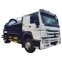 HOWO 6 tekerlekli aeratör kamyon 10000 litre sağ el sürücü vakum tankı kamyon için satış