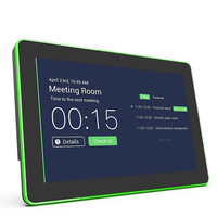 Barra de luz LED Android de 10,1 pulgadas, montaje en pared, reserva de reuniones, sistema de reserva de conferencias, Control Poe, Tablet PC con Nfc RFID
