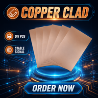 Placa PCB de Cobre FR4 de Alta Resistencia, Grosor de Cobre Personalizable de 1-6 mm, Lámina Laminada Revestida de Cobre