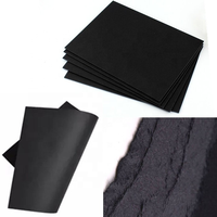 Papel de Regalo Antirrugas Recubierto de 250 g/m², Hojas de Cartón Negro de 1 mm, en Oferta