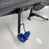 Bantalan Pembesar Penyangga Sepeda Motor Ekstensi Penyangga Samping Aloi Aluminium Anti Selip untuk Honda UHR150 PCX160 PCX150 PCX125 OEM