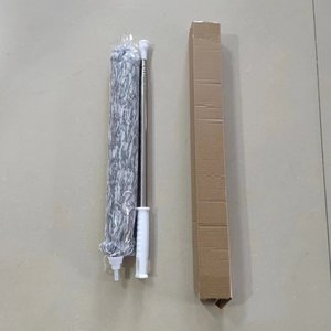 Plumeau anti-poussière électrostatique armoire de plafond travaux ménagers nettoyage plumeau à fibres magiques avec long manche - Product Image 4
