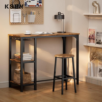 Table et chaises de bar compactes en bois, ensemble bistrot Tavolo E Sedia, table de bar avec 2 tabourets TC0246, vente chaude