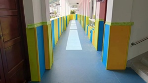 Modern 2mm Commercial Wear-Resisting <strong>PVC</strong> Vinyl <strong>Flooring</strong> Roll Anti-Slip for Hall Bedroom Office Apartment Use Hospitals - Product Image 3