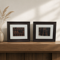 Art mural en bois en relief 3D de style minimaliste moderne, peinture combinée en techniques mixtes faite à la main pour la décoration de la maison