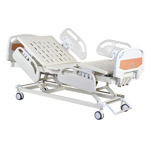 Venta caliente BOXIN Tres funciones Médico Paciente Cama de hospital Manual Tres manivela Barandillas de aleación de aluminio 250kg - Product Image 5