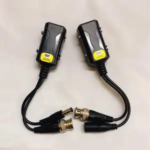 Alta calidad Utp Rj45 HD video Balun Video y Power transceptor de doble cadena 1 Ch Pasivo multifunción 4mp 5mp compatible con Cvi/ Ahd