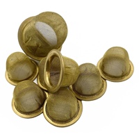 Capuchon de filtre en maille métallique à trous carrés SS304 SS316L pour éléments filtrants