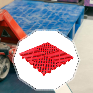 Modular PVC Vented Rubber <b>Floor</b> <b>Tiles</b> Wear-Resistant <b>Interlocking</b> Industrial Plastic Flooring for Garage Warehouse Easy Click - Product Image 2