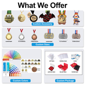 Medaglia Sportiva Internazionale Personalizzata in Metallo Smaltato per Kung Fu, Taekwondo, Jiu Jitsu, Judo, Karate - Product Image 3