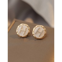 Luxe Lettre H Boucles D'oreilles Collection Designer Boucles D'oreilles Bijoux Vintage Strass En Acier Inoxydable Boucles D'oreilles Dernier Catalogue