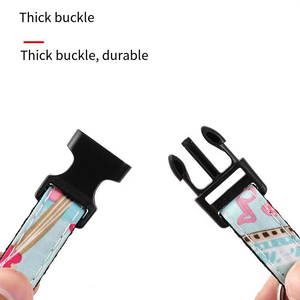 Tali Kekang Hewan Peliharaan Mewah Bahan Nilon & Poliester Berlapis, Dapat Disesuaikan, untuk <span class=keywords><strong>Golden</strong></span> Retriever, Dekorasi Personal, Gaya Fashion - Product Image 4