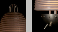 XZ industriel LED décoratif bord du navire Communication moderne chambre couloir escalier fumé laiton verre lampe de Table lumière