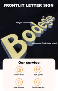 Tablero de señal de Tienda Móvil iluminado con Led para exteriores personalizado de 10 pulgadas para tablero de señal de salida de Iglesia - Product Image 5