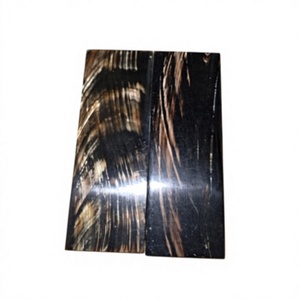 Plaques de Couteau en Corne de Buffle Naturelle de Haute Qualité, Écologiques et Faites à la Main, Polies, Design Moderne, Logo et Emballage Personnalisés - Product Image 1