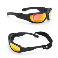 Vente directe d'usine, lunettes tactiques polarisées C6, sports de plein air, anti-vent, anti-explosion, avec 4 lentilles interchangeables