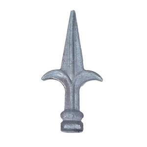 رمح رأس مسدس رأس درابزين للزينة ملحقات معدنية سياج بوابة قصدير رأس رمح أنبوب مربع مربع - Product Image 3