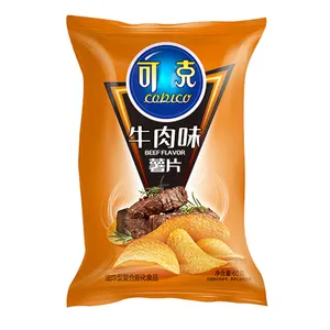 Fabrik Direkt verkauf Benutzer definierte leere Verpackung Heiß siegel Mittel dichtung Rück siegel Keks Kartoffel Candy Kunststoff Chip Beutel