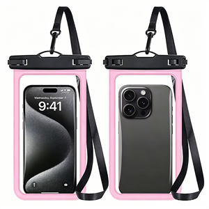 Funda Impermeable para Teléfono Celular IPX8, Precio de Fábrica, Funda Flotante Transparente de PVC con Cordón Personalizado - Product Image 1