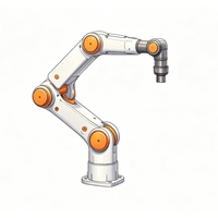 Bras de robot industriel à 6 axes, entraîné par un moteur PLC |   Manipulateur robotique à bras articulé multi-options