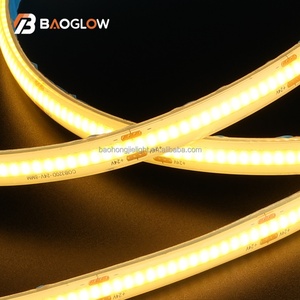 ไฟแถบ LED COB กันน้ำแบบยืดหยุ่น 320 LED 10 มม. DC24V 50 มม. ตัดได้ 100 ม. ม้วน 3000K 4000K 6000K 100LM 12W/M 80Ra - Product Image 4
