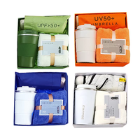 Juego de Regalo de Paraguas Ejecutivo de Lujo con Logotipo Personalizado Promocional, Impresión por Transferencia Térmica, Caja de Regalo para Boda, Día de San Valentín