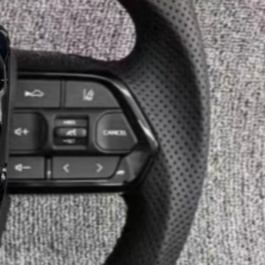 พวงมาลัยหนังหุ้มไม้พีชแบบกำหนดเอง เหมาะสำหรับรถยนต์โตโยต้า ไฮลักซ์ ทันดรา แลนด์ครุยเซอร์ ปราโด เอฟเจ ไฮแลนเดอร์ แอลซี200 แอลซี300 ปราโด - Product Image 4