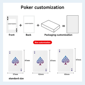 Jeu de jetons de poker en papier sexy personnalisé royal anime texas <span class=keywords><strong>fournier</strong></span> 777 turquie impression vierge jeu pour adultes cartes à jouer - Product Image 5
