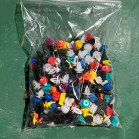 50/100/500 pièces – Clips de fixation pour panneau de porte de voiture, attaches universels en plastique pour fixation de garniture automobile, vis de verrouillage en gros