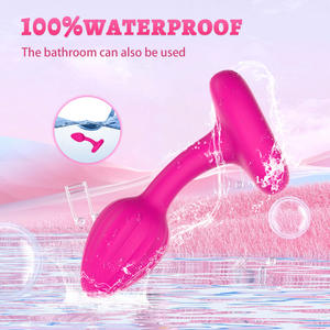 Pria Penggemar Jamur Menggunakan Vibrator Prostat & Anal Plug Wanita - IPX6 Tahan Air Sensasi Sentuhan Nyata Stimulasi Dewasa Grosir - Product Image 3