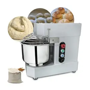 10l Keukenmixer Apparaatmachine Klein Huis Dubbele Arm Riem Vat Aangedreven Roti Deegmixer Pizzadeegmixer